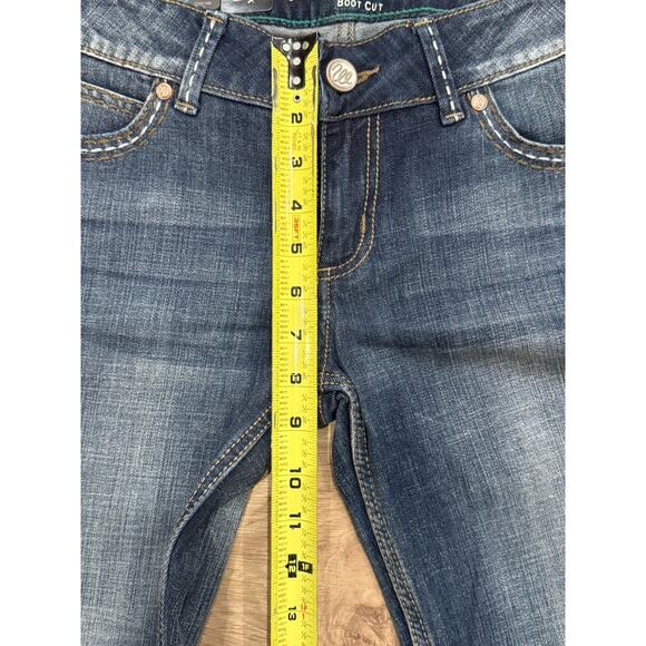 New With Tags Wrangler Women's Retro Sadie Low Rise Boot Cut Jean Blue - Picture 6 of 9